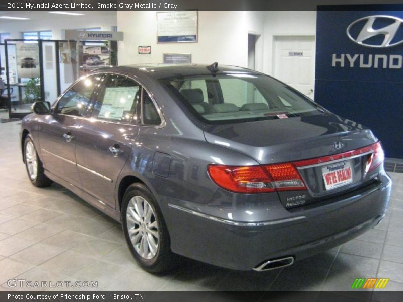 Smoke Gray Metallic / Gray 2011 Hyundai Azera Limited