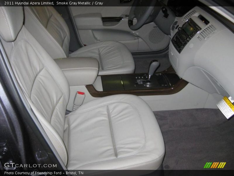 Smoke Gray Metallic / Gray 2011 Hyundai Azera Limited
