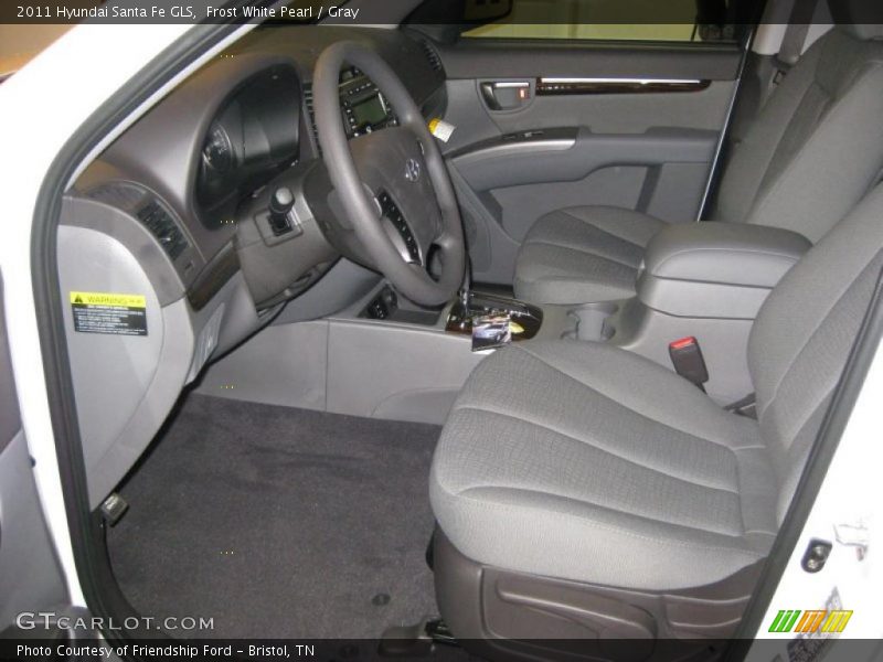  2011 Santa Fe GLS Gray Interior