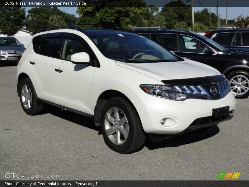 Glacier Pearl / Beige 2009 Nissan Murano S