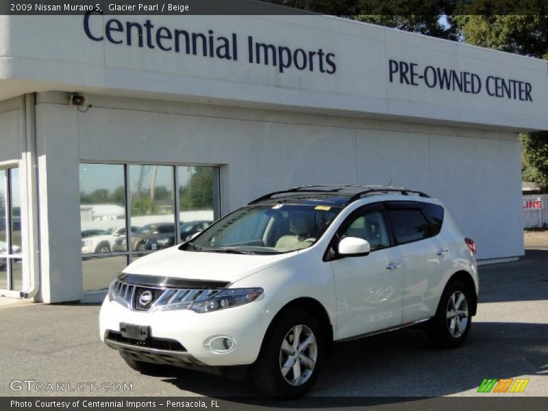 Glacier Pearl / Beige 2009 Nissan Murano S