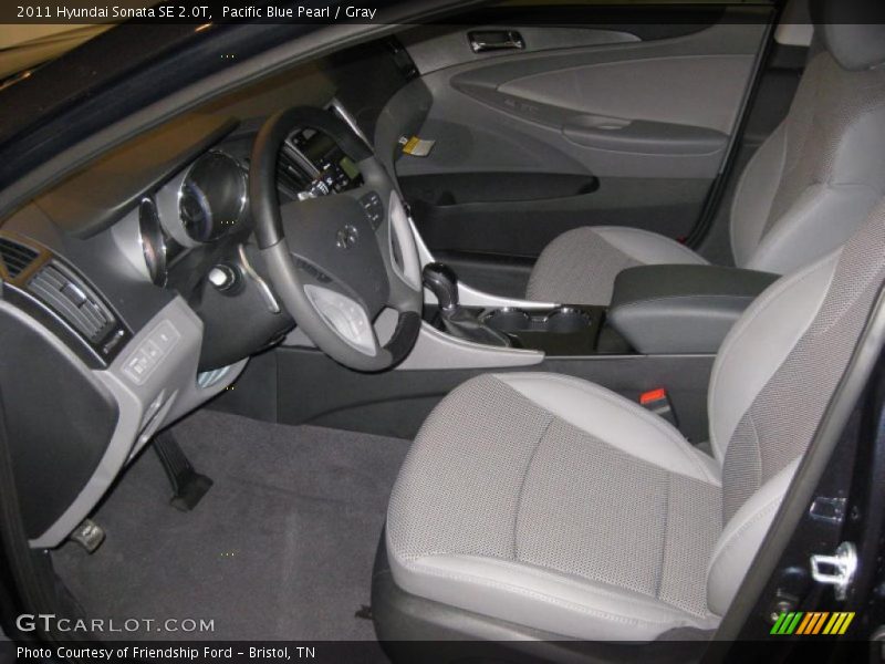  2011 Sonata SE 2.0T Gray Interior