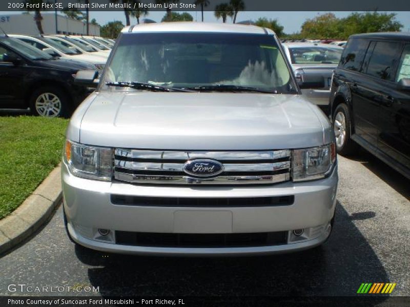 Brilliant Silver Metallic / Medium Light Stone 2009 Ford Flex SE