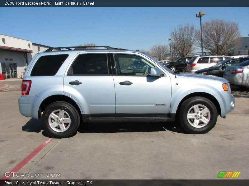 Light Ice Blue / Camel 2008 Ford Escape Hybrid