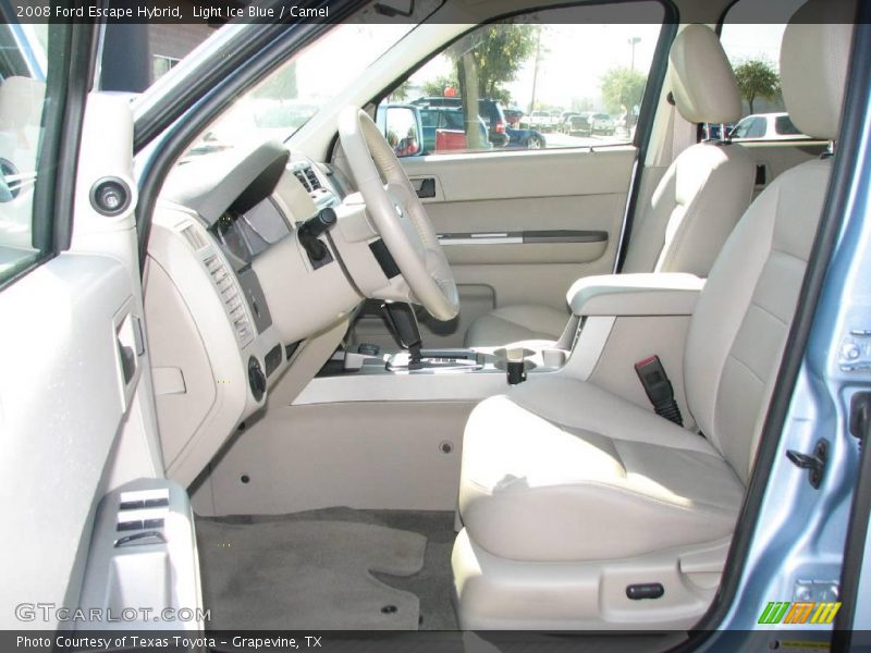 Light Ice Blue / Camel 2008 Ford Escape Hybrid