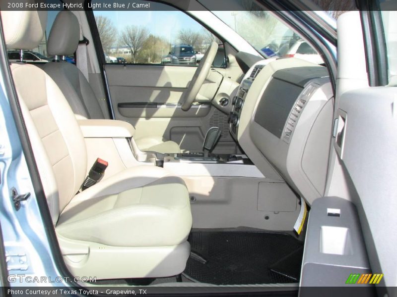 Light Ice Blue / Camel 2008 Ford Escape Hybrid