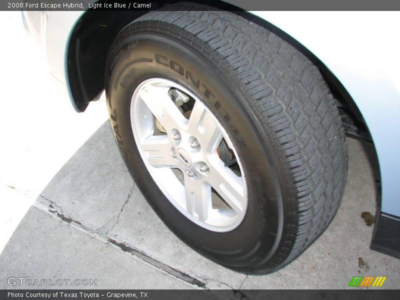 Light Ice Blue / Camel 2008 Ford Escape Hybrid