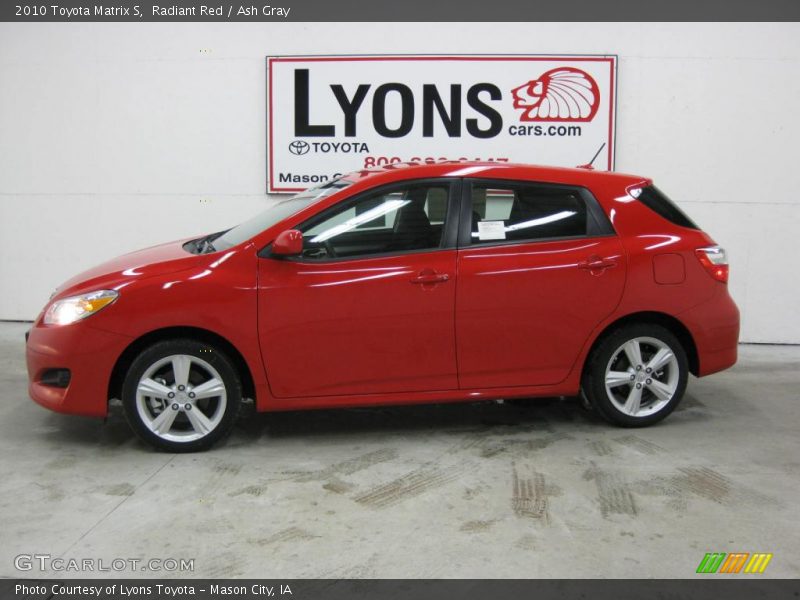 Radiant Red / Ash Gray 2010 Toyota Matrix S