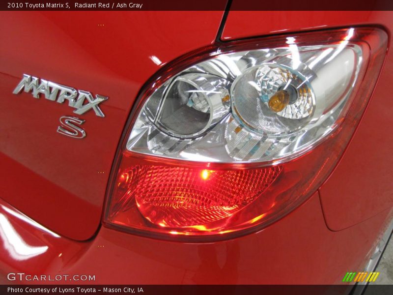 Radiant Red / Ash Gray 2010 Toyota Matrix S