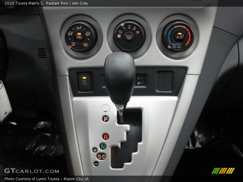 Radiant Red / Ash Gray 2010 Toyota Matrix S