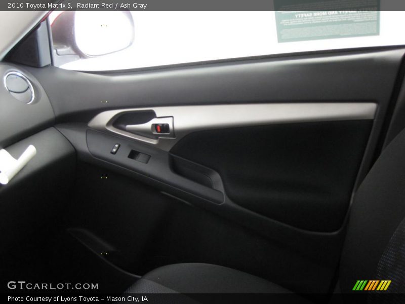 Radiant Red / Ash Gray 2010 Toyota Matrix S