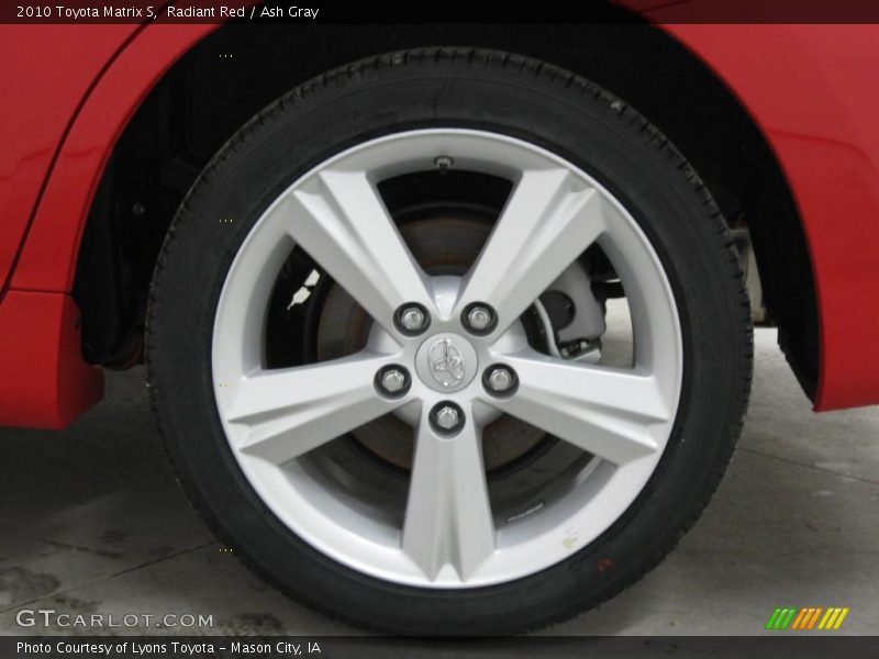 Radiant Red / Ash Gray 2010 Toyota Matrix S