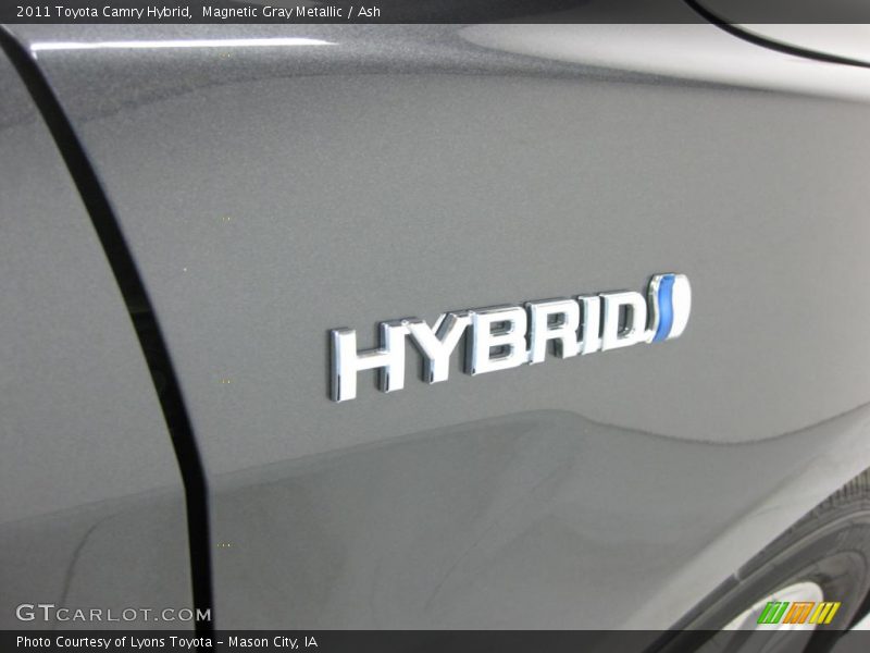 Magnetic Gray Metallic / Ash 2011 Toyota Camry Hybrid
