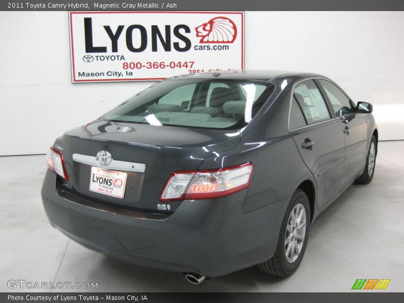 Magnetic Gray Metallic / Ash 2011 Toyota Camry Hybrid
