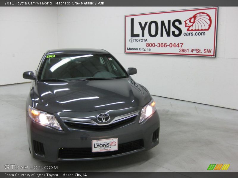 Magnetic Gray Metallic / Ash 2011 Toyota Camry Hybrid