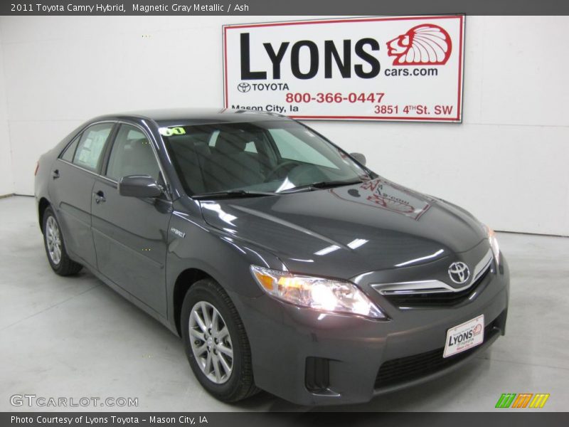 Magnetic Gray Metallic / Ash 2011 Toyota Camry Hybrid