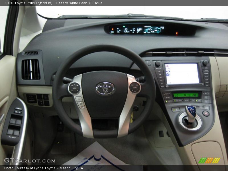 Blizzard White Pearl / Bisque 2010 Toyota Prius Hybrid IV