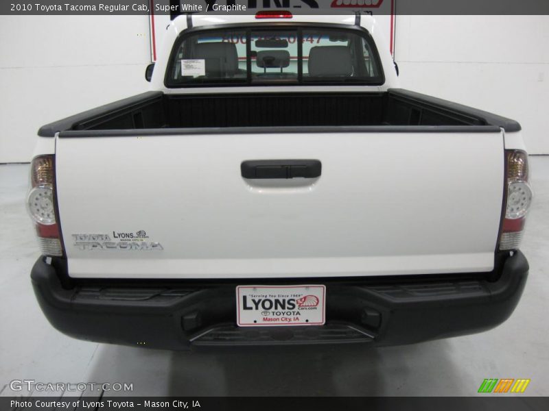 Super White / Graphite 2010 Toyota Tacoma Regular Cab