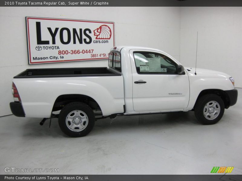 Super White / Graphite 2010 Toyota Tacoma Regular Cab