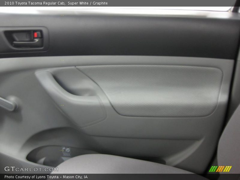 Super White / Graphite 2010 Toyota Tacoma Regular Cab