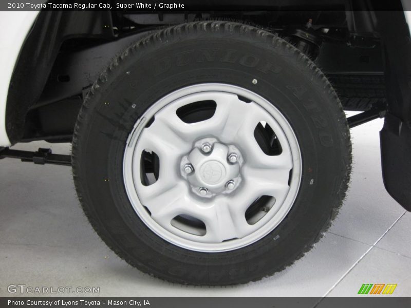 Super White / Graphite 2010 Toyota Tacoma Regular Cab