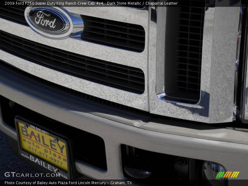 Dark Stone Metallic / Chaparral Leather 2009 Ford F250 Super Duty King Ranch Crew Cab 4x4