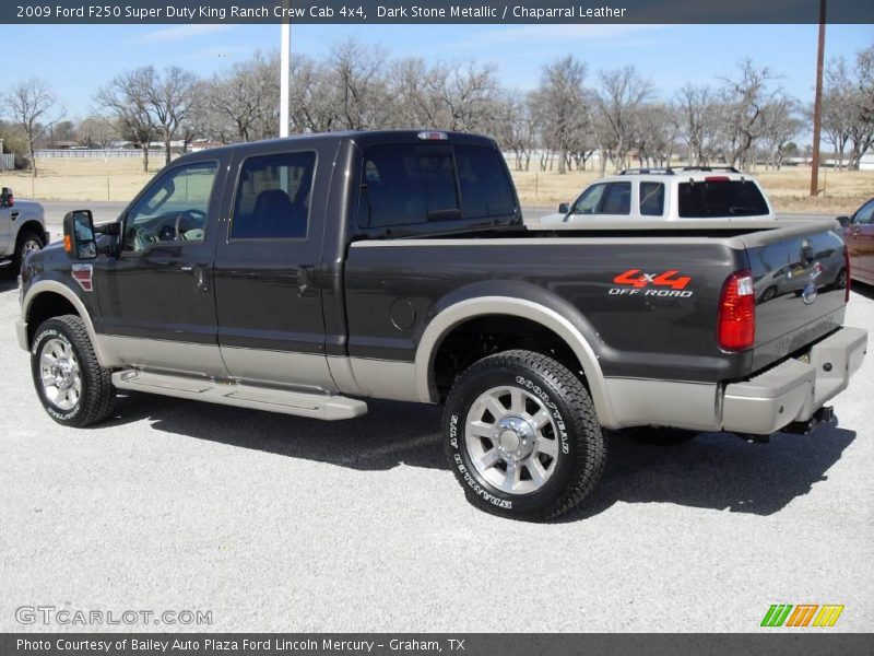 Dark Stone Metallic / Chaparral Leather 2009 Ford F250 Super Duty King Ranch Crew Cab 4x4