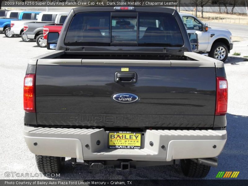 Dark Stone Metallic / Chaparral Leather 2009 Ford F250 Super Duty King Ranch Crew Cab 4x4