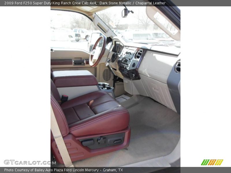 Dark Stone Metallic / Chaparral Leather 2009 Ford F250 Super Duty King Ranch Crew Cab 4x4