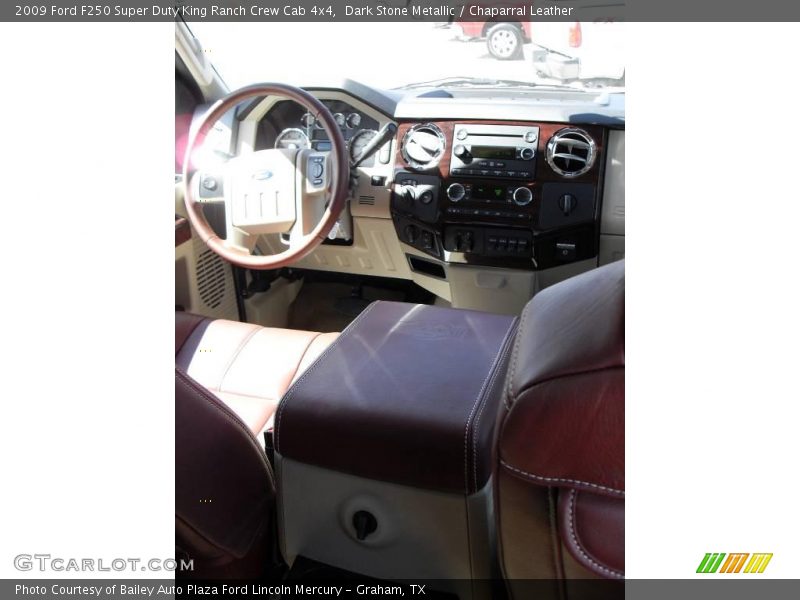 Dark Stone Metallic / Chaparral Leather 2009 Ford F250 Super Duty King Ranch Crew Cab 4x4