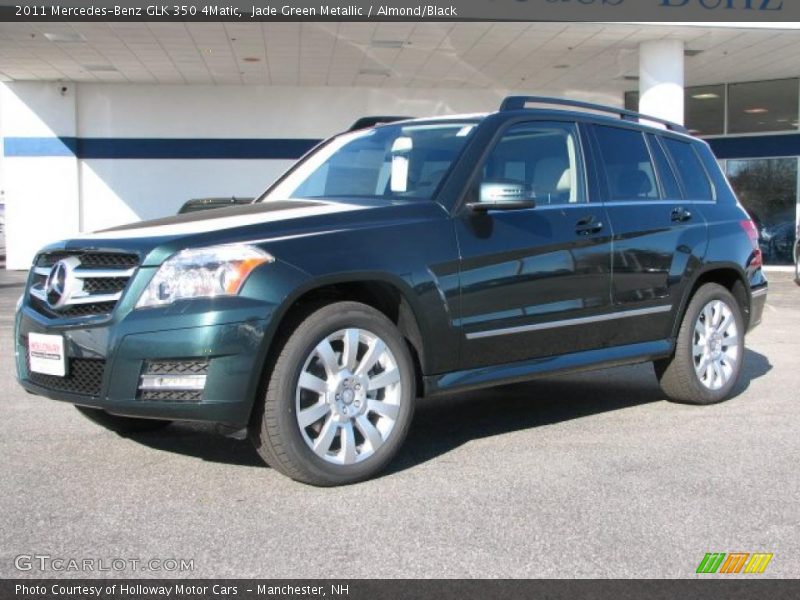 Jade Green Metallic / Almond/Black 2011 Mercedes-Benz GLK 350 4Matic