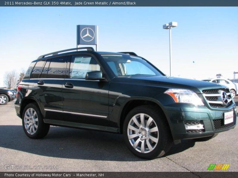 Jade Green Metallic / Almond/Black 2011 Mercedes-Benz GLK 350 4Matic