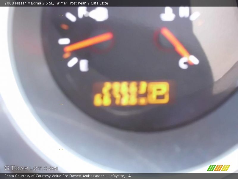 Winter Frost Pearl / Cafe Latte 2008 Nissan Maxima 3.5 SL