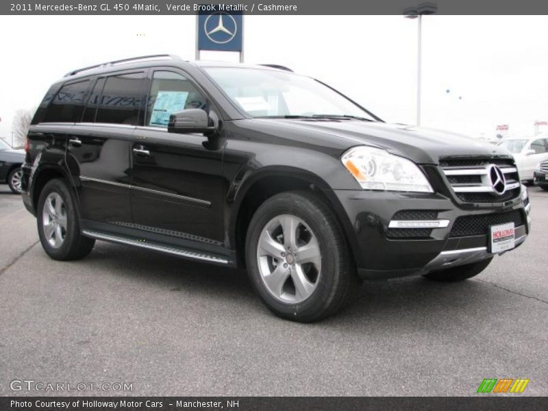 Verde Brook Metallic / Cashmere 2011 Mercedes-Benz GL 450 4Matic