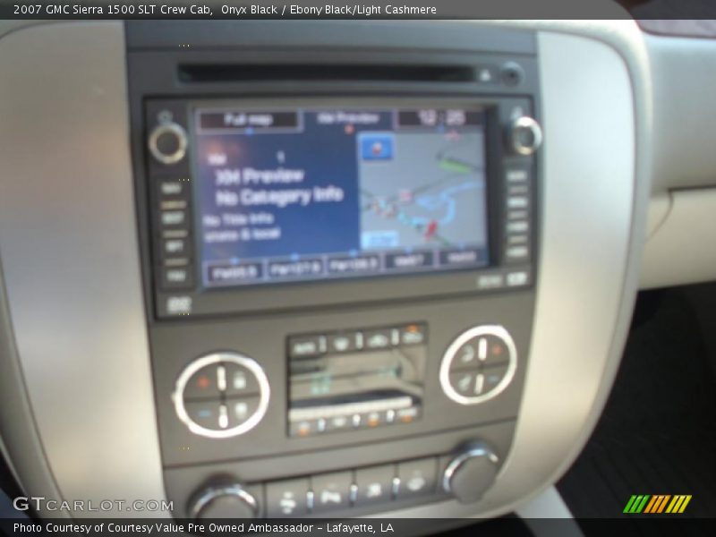 Onyx Black / Ebony Black/Light Cashmere 2007 GMC Sierra 1500 SLT Crew Cab