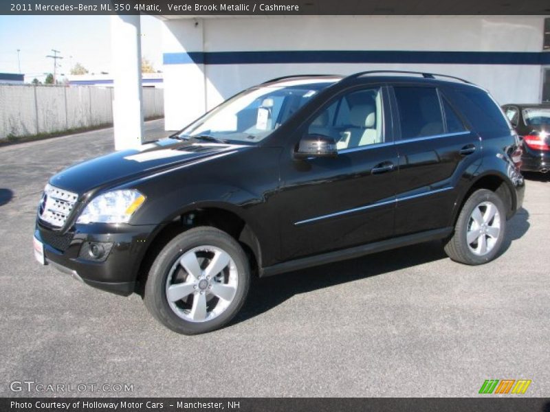 Verde Brook Metallic / Cashmere 2011 Mercedes-Benz ML 350 4Matic