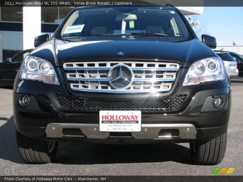 Verde Brook Metallic / Cashmere 2011 Mercedes-Benz ML 350 4Matic