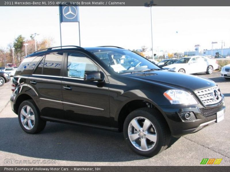 Verde Brook Metallic / Cashmere 2011 Mercedes-Benz ML 350 4Matic