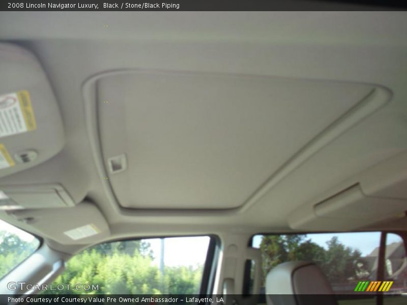 Black / Stone/Black Piping 2008 Lincoln Navigator Luxury