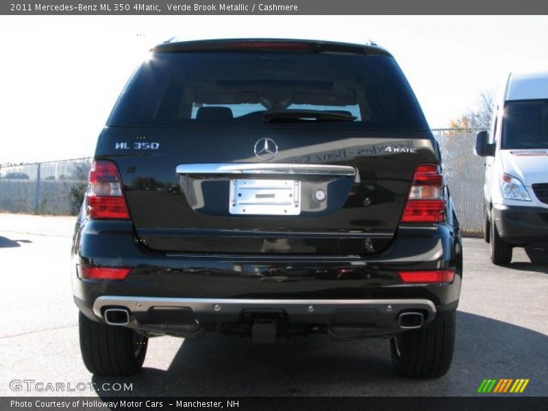 Verde Brook Metallic / Cashmere 2011 Mercedes-Benz ML 350 4Matic