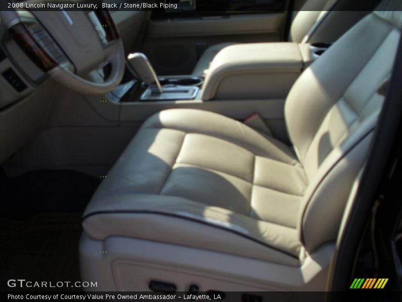 Black / Stone/Black Piping 2008 Lincoln Navigator Luxury