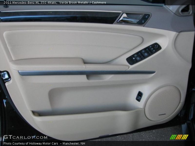 Verde Brook Metallic / Cashmere 2011 Mercedes-Benz ML 350 4Matic