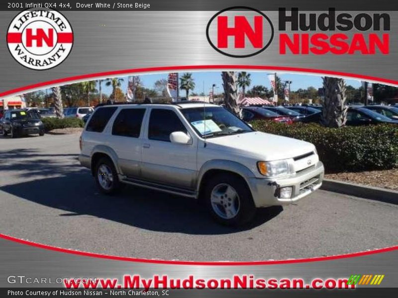 Dover White / Stone Beige 2001 Infiniti QX4 4x4
