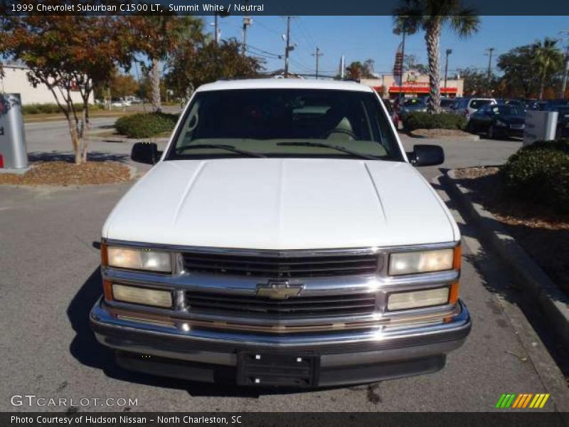 Summit White / Neutral 1999 Chevrolet Suburban C1500 LT