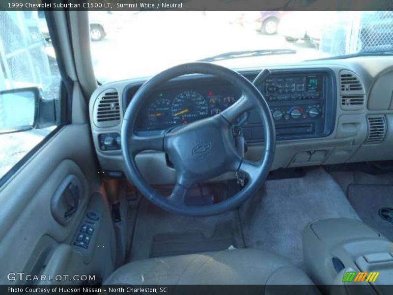 Summit White / Neutral 1999 Chevrolet Suburban C1500 LT