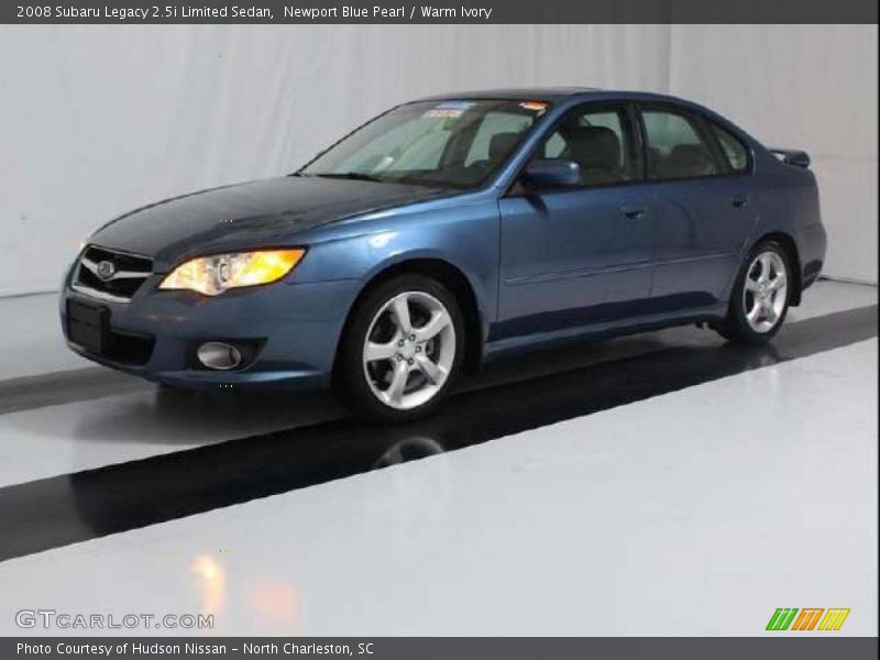 Newport Blue Pearl / Warm Ivory 2008 Subaru Legacy 2.5i Limited Sedan