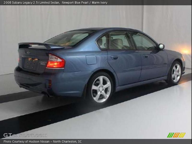 Newport Blue Pearl / Warm Ivory 2008 Subaru Legacy 2.5i Limited Sedan