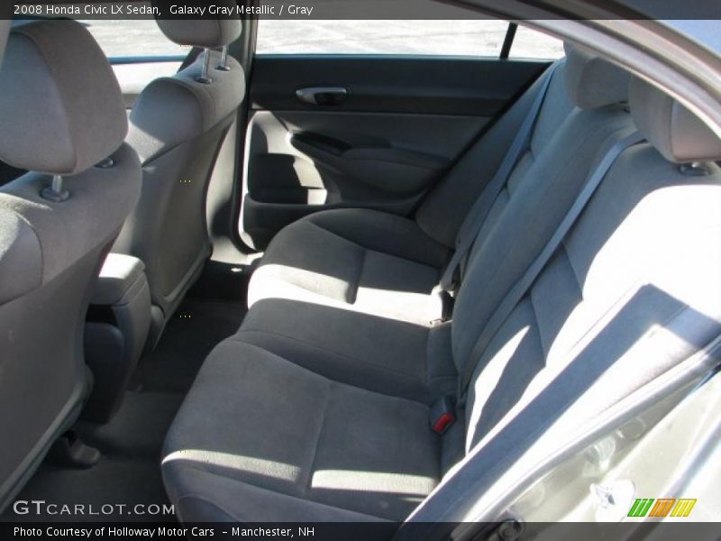 Galaxy Gray Metallic / Gray 2008 Honda Civic LX Sedan