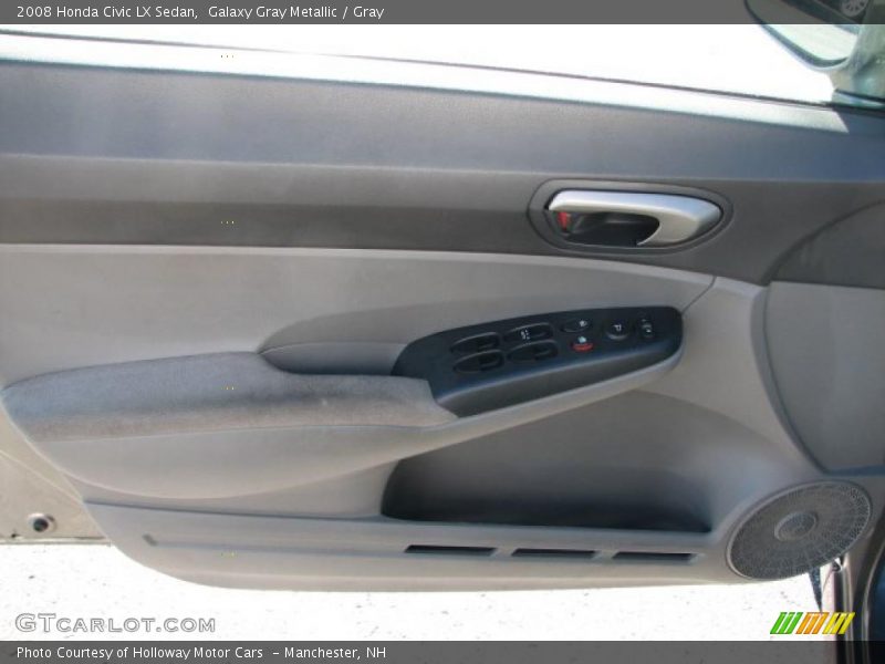 Galaxy Gray Metallic / Gray 2008 Honda Civic LX Sedan