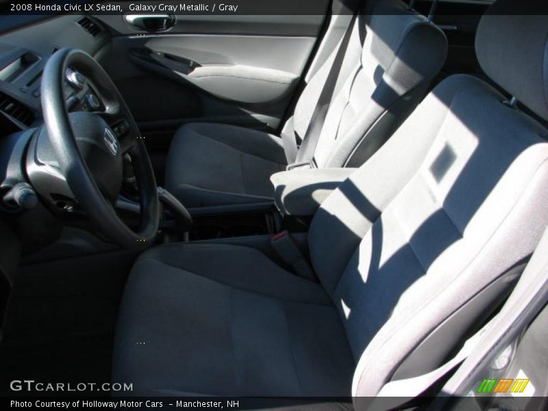 Gray Interior - 2008 Civic LX Sedan 